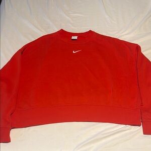 Nike Red Crewneck Sweatshirt